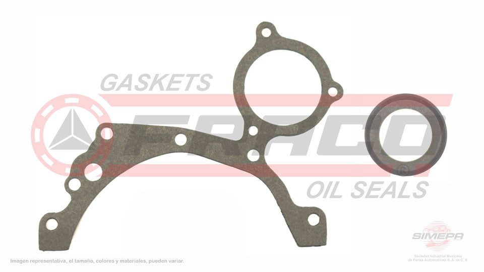 TCX-2640017 - EMPAQUE DE TAPA DE DISTRIBUCION PARA FORD FIESTA L4 1.6 L SOHC 8 V. SOHC ZETEC-ROCAM 2001-2010