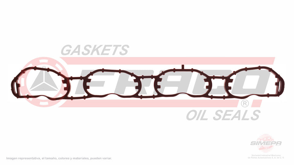 MIX-8640175 - EMPAQUE MULTIPLE DE ADMISION PARA AUDI A3 L4 1.8 L 16 V. DOHC CDHA BZB 2007-2011