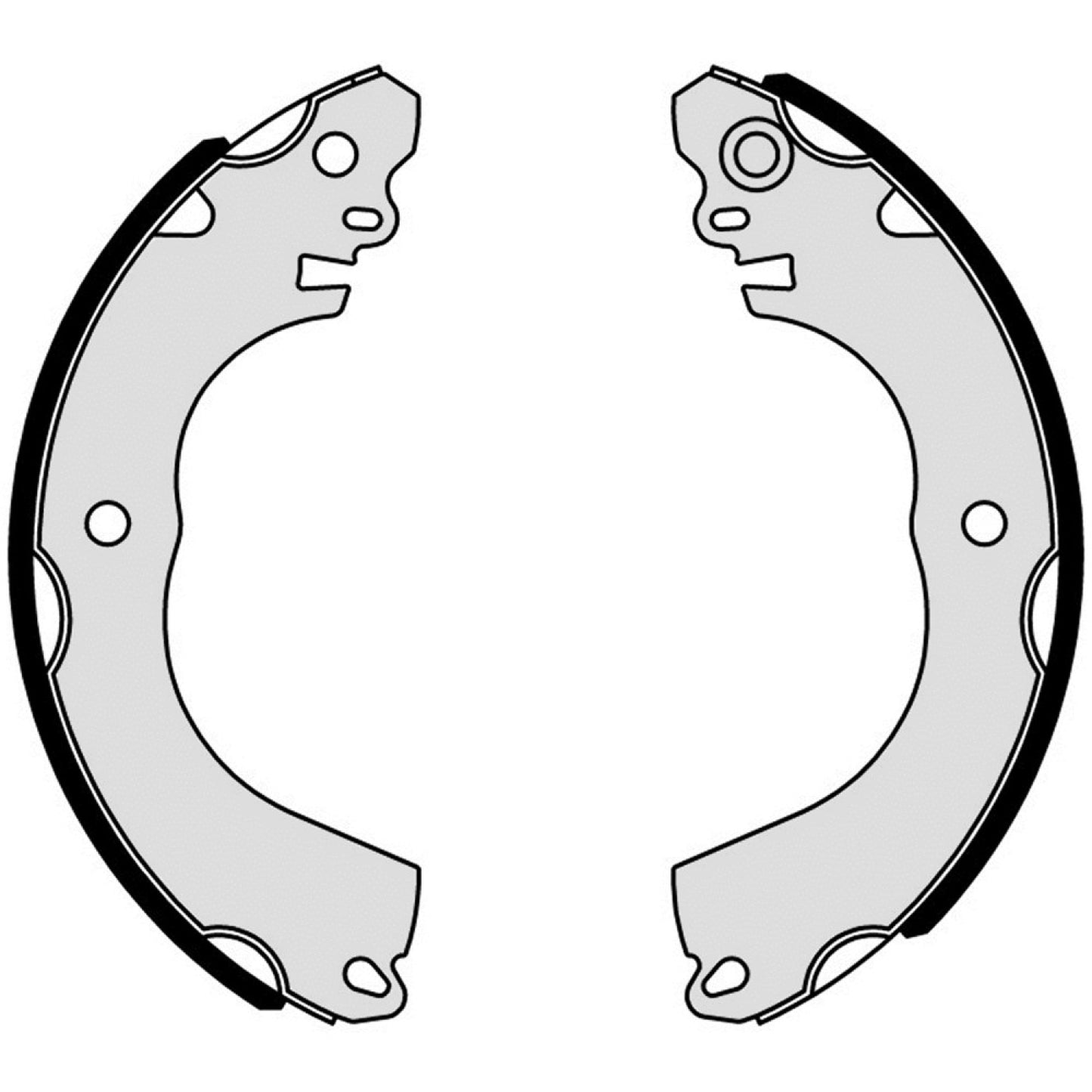 BRE-S61543 - ZAPATAS TRASERAS PARA DODGE ATTITUDE SE 2015-2021