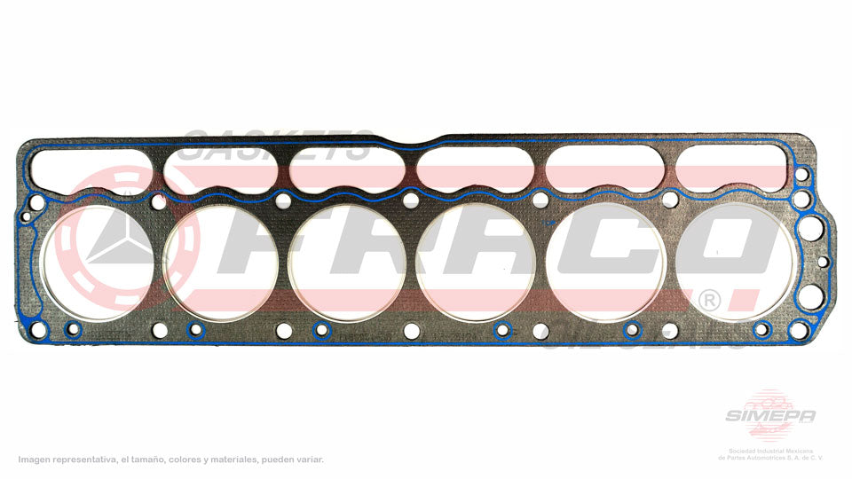 HGX-1160001-SB - EMPAQUE DE CABEZA PARA CHRYSLER CORDOBA L6 3.7 L 12 V. 225 CID 1980-1983