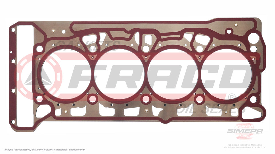 HGX-8640176-MLO - EMPAQUE DE CABEZA PARA AUDI A3 L4 1.8 L TURBO 16 V. DOHC TFSI CNSB 2014-2016
