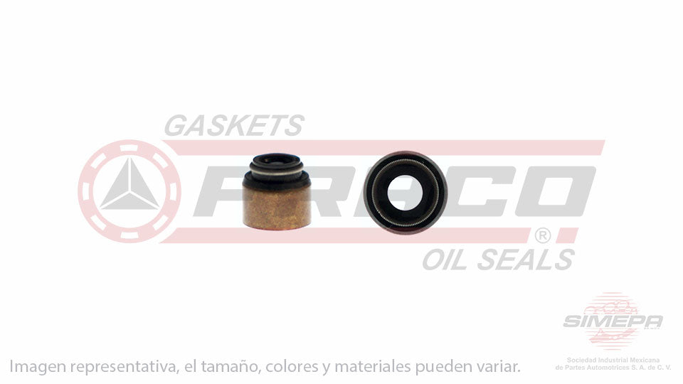 S-5239-V - (50 PIEZAS) SELLO DE VALVULA (RETEN) PARA DODGE ATOS L4 1.0 L 12 V. SOHC G4HC 2000-2004
