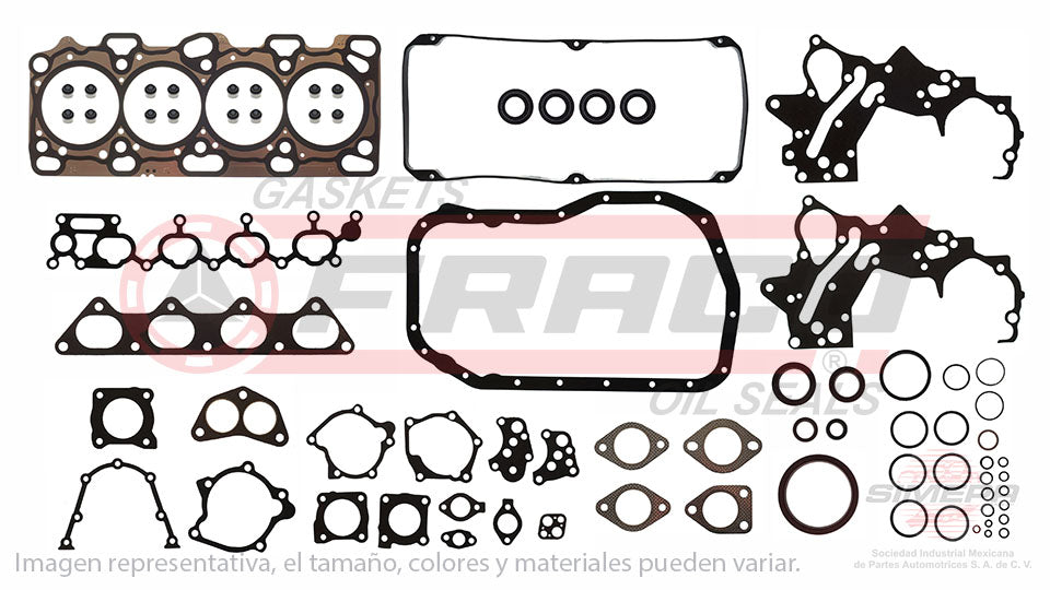 FSX-5540318 - JUEGO DE EMPAQUES PARA CHRYSLER SEBRING L4 2.4 L SOHC 16 V. SOHC EY7 2001-2005