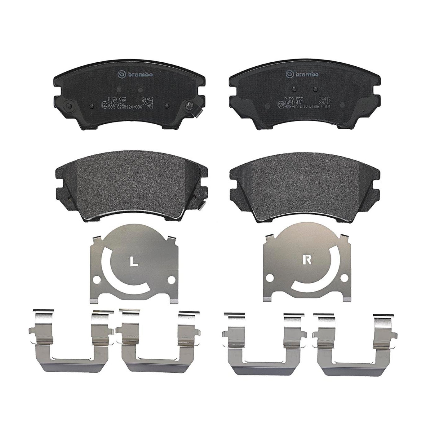 BRE-P59055 - BALATAS DELANTERAS PARA CHEVROLET CAMARO 1LT 2011-2012