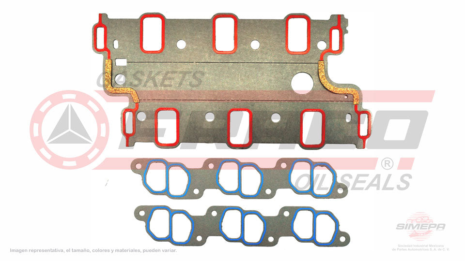 MIX-2662080 - EMPAQUE MULTIPLE DE ADMISION PARA FORD AEROSTAR V6 4.0 L OHV 12 V. OHV 1990-1994