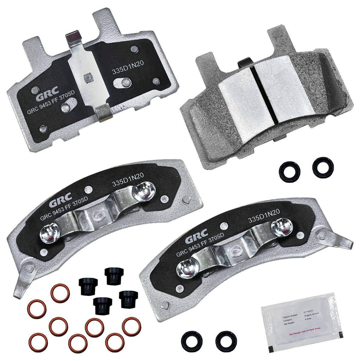 GPRD370SD - BALATAS SEMIMETALICAS DELANTERAS PARA CHEVROLET C1500 SUBURBAN 6.5L 1995-1999
