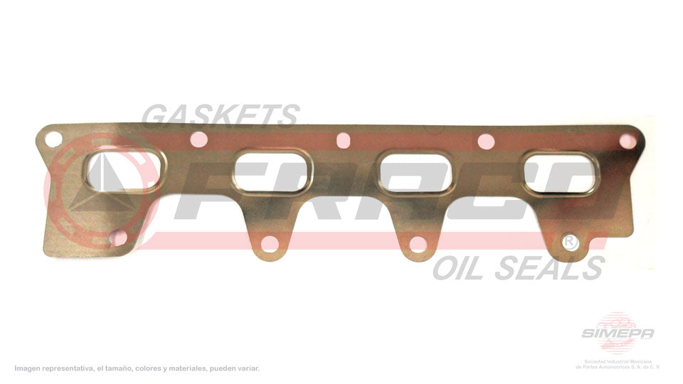 MEX-6540171 - EMPAQUE MULTIPLE DE ESCAPE PARA RENAULT MEGANE L4 1.8 L 16 V. DOHC F4P 2001-2003