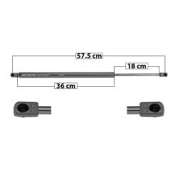 MANJ-50995 - AMORTIGUADOR 5TA PUERTA PARA ACURA MDX 2007-2013 DERECHA/IZQUIERDA