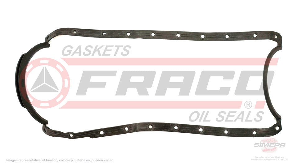 OSX-3082081 - EMPAQUE DE CARTER PARA CHEVROLET C1500 V8 7.4 L 16 V. OHV 1991-1993