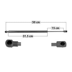 MANJ-60113 - AMORTIGUADOR VIDRIO TRASERO PARA JEEP WRANGLER 2011-2018 DERECHA/IZQUIERDA