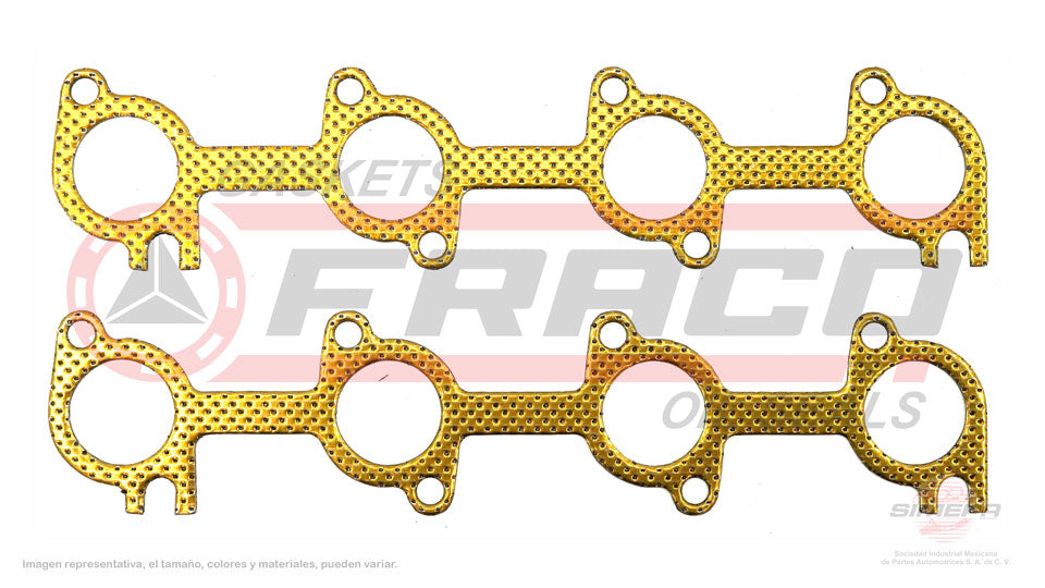 MEX-2682070 - EMPAQUE MULTIPLE DE ESCAPE PARA FORD CROWN VICTORIA V8 4.6 L SOHC 16 V. SOHC 1992-2008