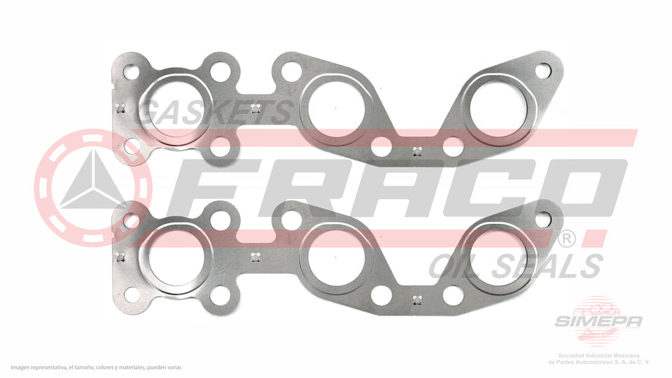 MEX-5862010 - EMPAQUE MULTIPLE DE ESCAPE PARA INFINITI QX4 V6 3.3 L 12 V. SOHC VG33E 1997-2000