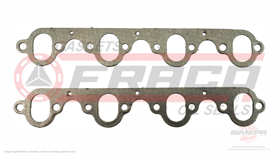 MEX-2682130 - EMPAQUE MULTIPLE DE ESCAPE PARA FORD B600 V8 6.1 L 16 V. OHV 1980-1989