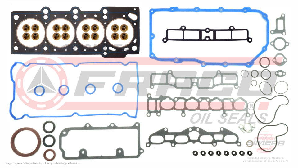 FSX-1140053 - JUEGO DE EMPAQUES PARA DODGE NEON L4 2.0 L DOHC 16 V. ECC DOHC 1995-1999