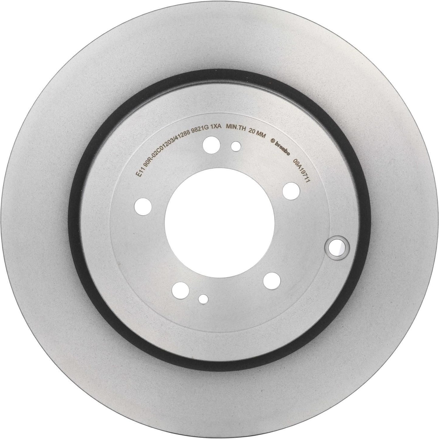 BRE-09.A197.11 - PAR DE DISCOS DE FRENO TRASEROS PARA MITSUBISHI LANCER EVOLUTION 2014-2014