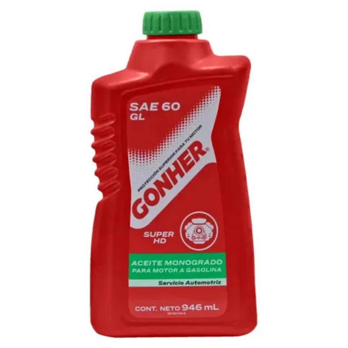 GH-1033950 - ACEITE GONHER SAE 60 API GL CAJA CON 12 PIEZAS DE 946ML