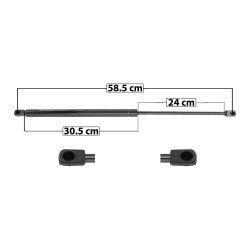 MANJ-33423 - AMORTIGUADOR 5TA PUERTA PARA NISSAN PATHFINDER 1987-1995 DERECHA/IZQUIERDA