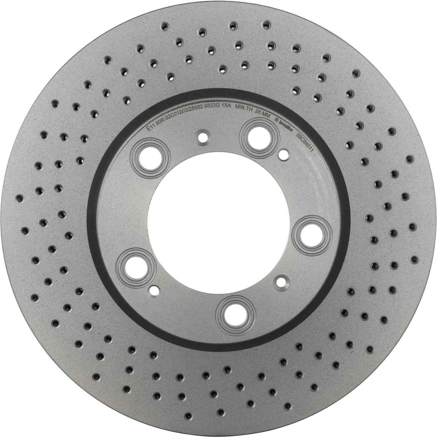 BRE-09.C880.11 - PAR DE DISCOS DE FRENO DELANTEROS PARA PORSCHE 911 CARRERA 1999-2008