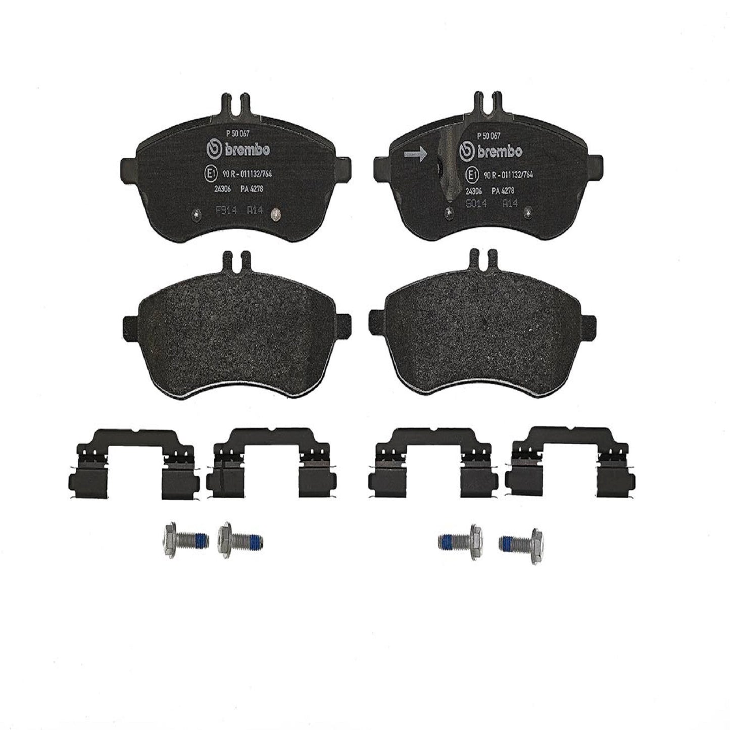 BRE-P50067 - BALATAS DELANTERAS PARA MERCEDES-BENZ C200 BASE 2013-2013