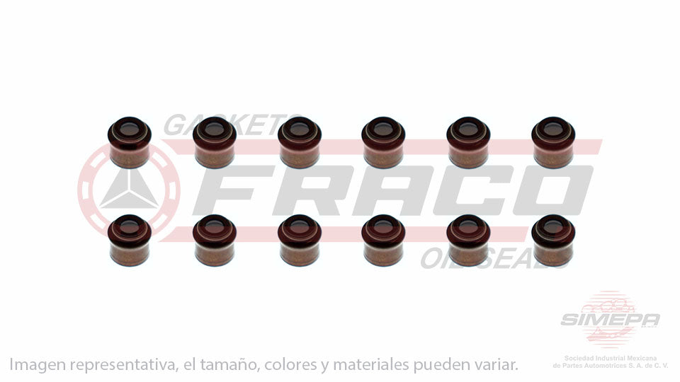 SS-5240-V-12 - SELLOS DE VALVULA POR JUEGOS PARA MAZDA B2600 L4 2.6 L 12 V. SOHC 1990-1993