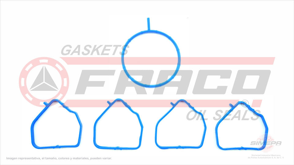MIX-8940010 - EMPAQUE MULTIPLE DE ADMISION PARA CHEVROLET N300 L4 1.2 L 16 V. DOHC BD12D1 LMU 2013-2014