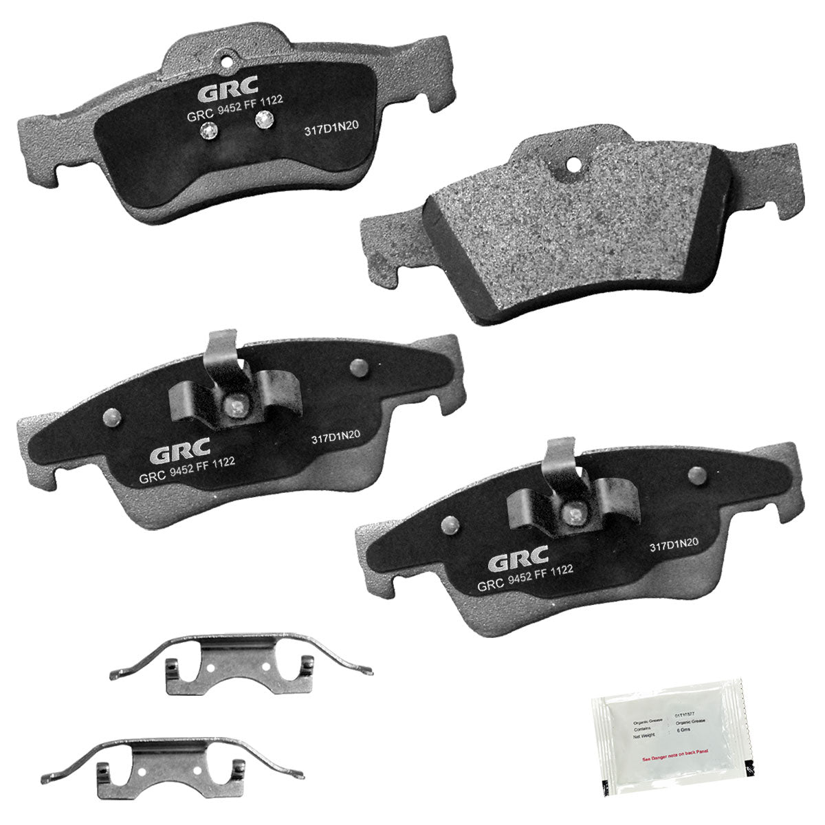 GPRD1122 - BALATAS SEMIMETALICAS TRASERAS PARA MERCEDES-BENZ G55 AMG 2011-2011