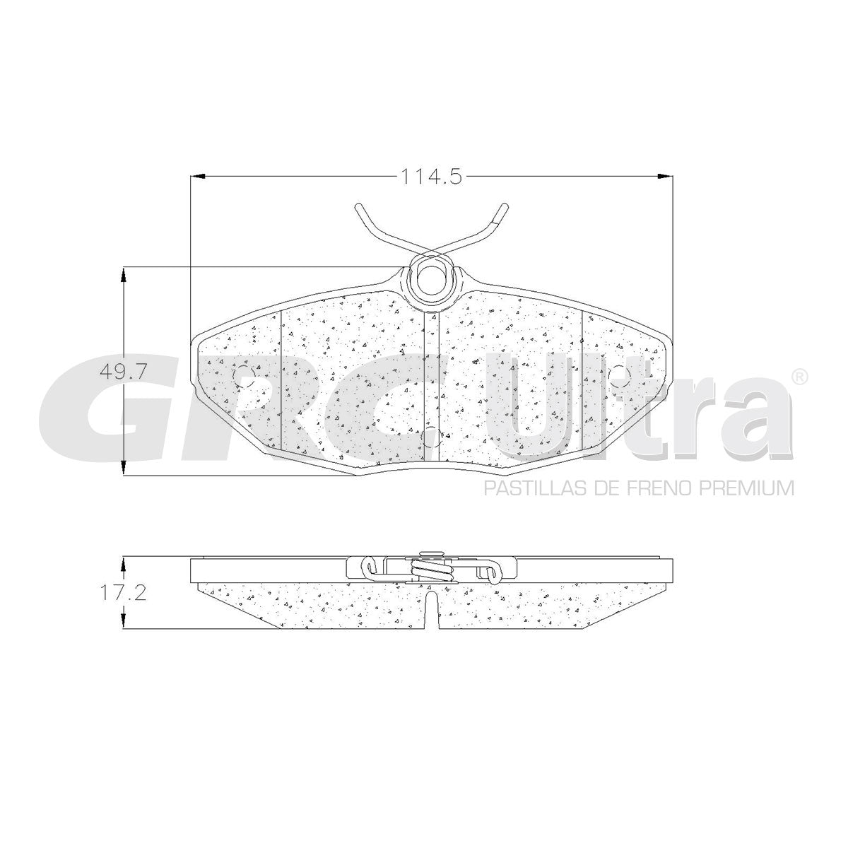 GCD806 - BALATAS CERAMICAS DELANTERAS PARA BUICK RENDEZVOUS 2002-2007