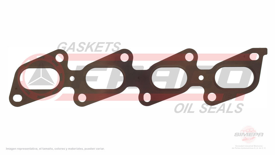 MEX-6040039 - EMPAQUE MULTIPLE DE ESCAPE PARA BUICK ENCORE L4 1.4 L TURBO 16 V. DOHC LUV 2012-2017