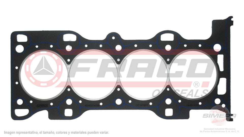 HGX-5340236-SB - EMPAQUE DE CABEZA PARA FORD ESCAPE L4 2.5 L 16 V. DOHC 2009-2012
