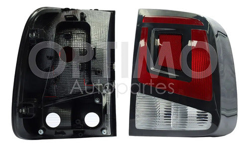 YOKO-FCNV1021 CALAVERA DERECHA PARA VOLKSWAGEN SAVEIRO 2024-2026 DERECHO/PASAJERO ROJO,BLANCO