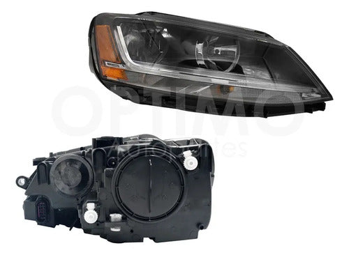 YOKO-FFNV0193 FARO DERECHO PARA VOLKSWAGEN JETTA A6 BICENTENARIO 2010-2018 DERECHO/PASAJERO