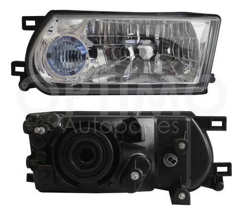 YOKO-FFNN0152 FARO IZQUIERDO PARA NISSAN TS-III 2005-2017 FONDO CROMADO IZQUIERDO/CONDUCTOR