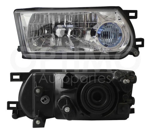 YOKO-FFNN0151 FARO DERECHO PARA NISSAN TS-III 2005-2017 FONDO CROMADO DERECHO/PASAJERO
