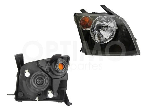 YOKO-FFNF1001 FARO DERECHO PARA FORD ECOSPORT 2004-2005 FONDO NEGRO DERECHO/PASAJERO