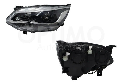 YOKO-FFNC0522 FARO IZQUIERDO PARA CHEVROLET ONIX 2020-2025 FONDO CROMADO IZQUIERDO/CONDUCTOR