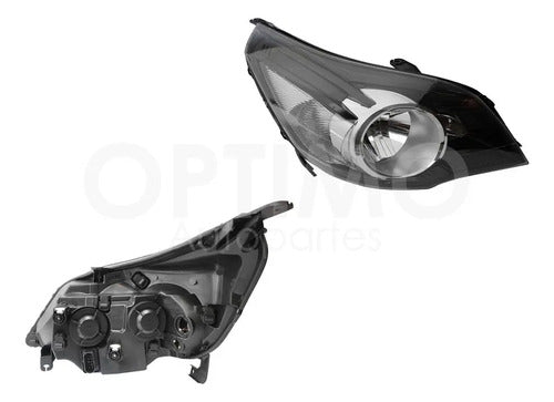 YOKO-FFNC0421 FARO DERECHO PARA CHEVROLET TORNADO 2012-2020 FONDO NEGRO DERECHO/PASAJERO