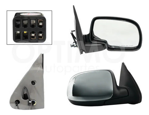 YOKO-AERC2633 ESPEJO DERECHO ELECTRICO PARA CHEVROLET SILVERADO 1999-2006