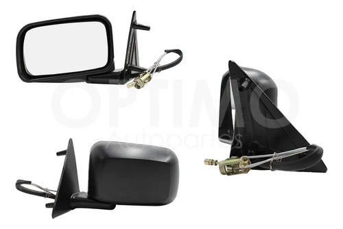 YOKO-AENV0102 ESPEJO IZQUIERDO MANUAL PARA VOLKSWAGEN JETTA A2 1987-1992