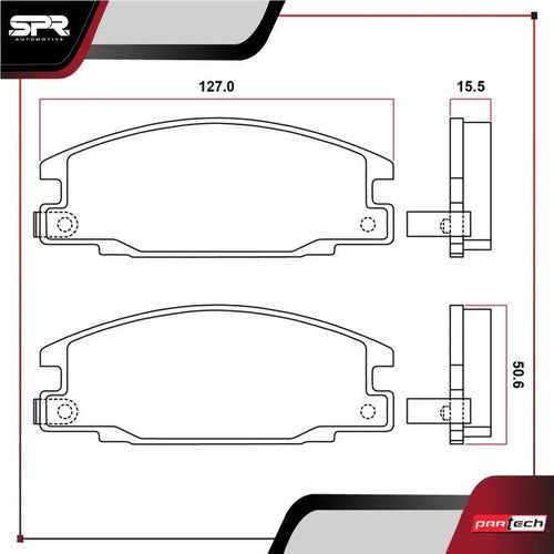Balatas Para Honda Passport 1994-1995 V6 3.2l Delanteras