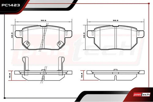 Balatas Para Ceramicas Jac Sei 2 2019-2022 L4 1.5l Traseras