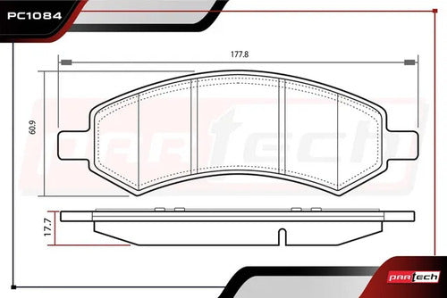 Balatas Ceramicas Dodge Dakota 2005-2011 V6 3.7l Delanteras