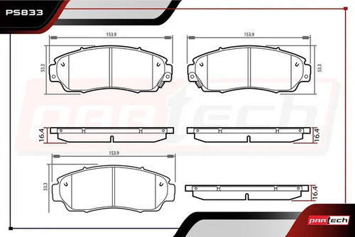 Balatas Para Ford Explorer 2002-2005 V8 4.6l Delanteras