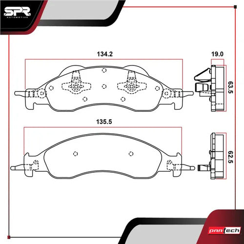 Balatas Para Ford Expedition 2007-2014 V8 5.4l Delanteras