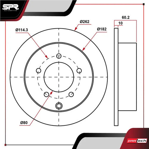 Par De Discos Solido Jeep Compass 2007-2017 L4 2.4 Traseros
