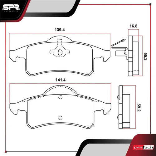Balatas Para Jeep Grand Cherokee 1999-2004 L6 4.0l Traseras
