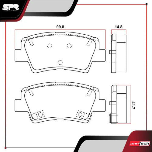 Balatas Para Para Hyundai Tucson 2016-2020 L4 2.0l