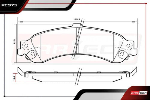 Balatas Chevrolet Silverado 1500 2003-2007 V8 4.8l Traseras