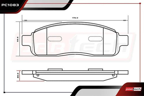 Balatas Ceramicas Ford F-150 2004-2008 V6 4.2l Delanteras