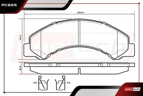 Balatas Para Chevrolet W5500 Tiltmaster 2000-2004 Delanteras