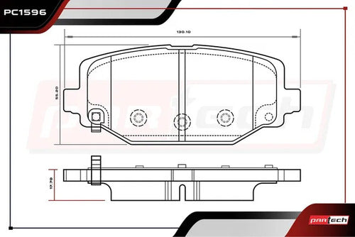 Balatas Chrysler Town & Country 2011-2016 V6 3.6l Traseras